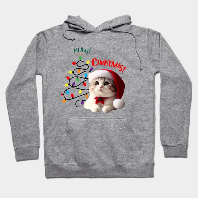 Meaw Christmas Hoodie by Brafdesign